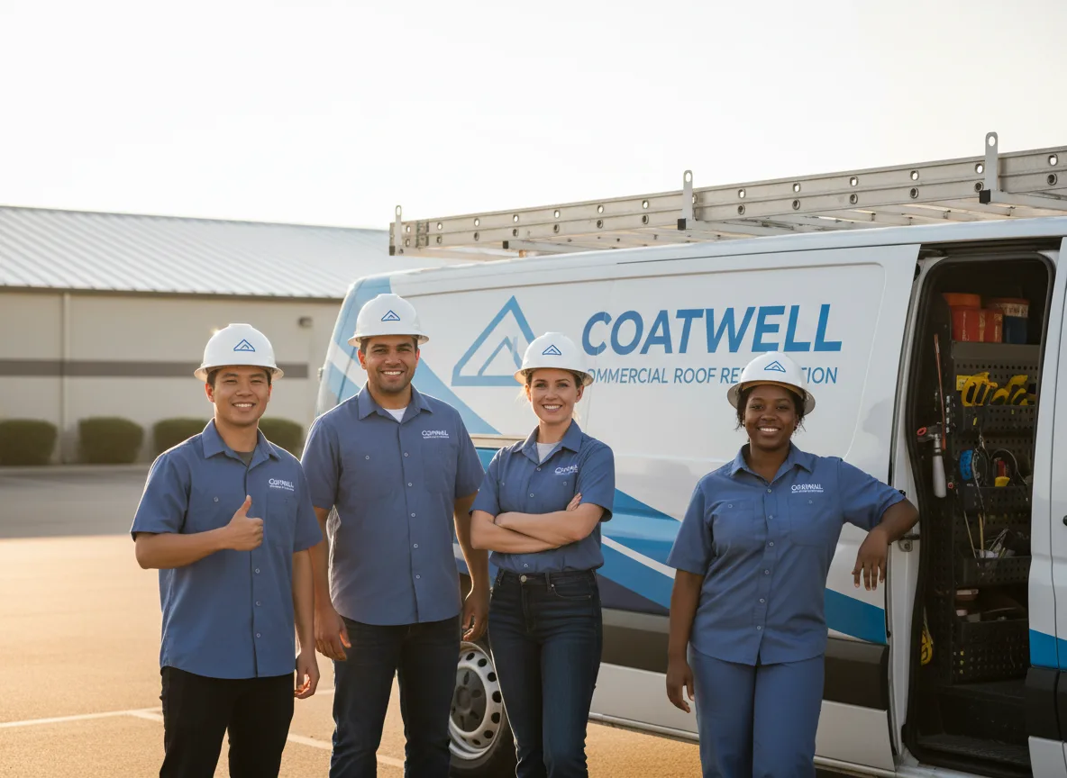 Commercial roof coating company in Williamsville, IL